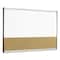 Quartet Magnetic Dry-Erase/Cork Board, 18x30, Cork, Aluminum Frame, Natural; White ARCCB3018 - alternate 4